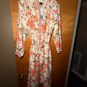 Lane Bryant Vibrant Floral Blouse